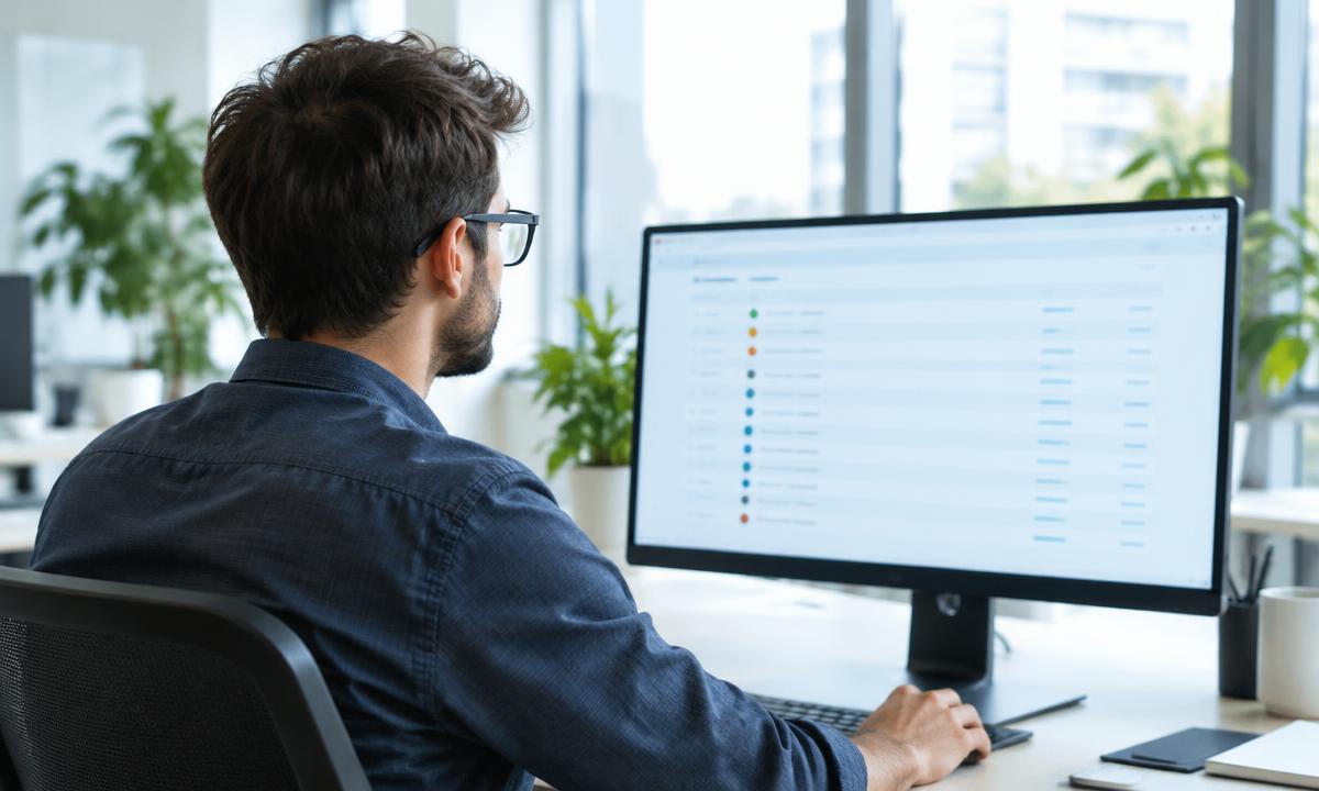 Professional reviewing security findings